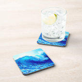 Leistungsstarkes Design der Meereswellen Getränkeuntersetzer (Rechte Seite)