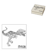 Leistungsstarkes, furchterregendes Raptor-Siegel Gummistempel (Stempel)