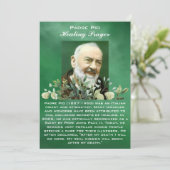 Leistungsstarkes Gebet für die Kranke-Heilkarte (Stehend Vorderseite)