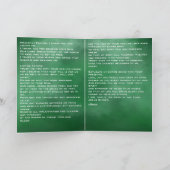 Leistungsstarkes Gebet für die Kranke-Heilkarte Karte (Innenseite)