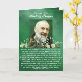 Leistungsstarkes Gebet für die Kranke-Heilkarte Karte (Gelbe Blume)