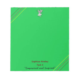 "Leistungsstarkes und Inspiriertes Notizblock" Notizblock