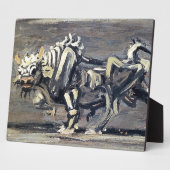 Leistungsstarkes "White Ox 1" Gemälde von Lee Jung Fotoplatte (Seite)