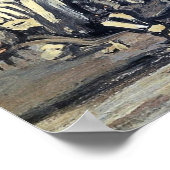 Leistungsstarkes "White Ox 1" Gemälde von Lee Jung Poster (Ecke)