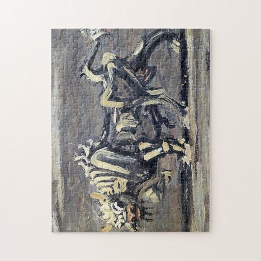 Leistungsstarkes "White Ox 1" Gemälde von Lee Jung Puzzle (Vertikal)