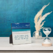 Leistungsstarkes Zitat über die Fitness von Belief Fotoplatte (InSitu)