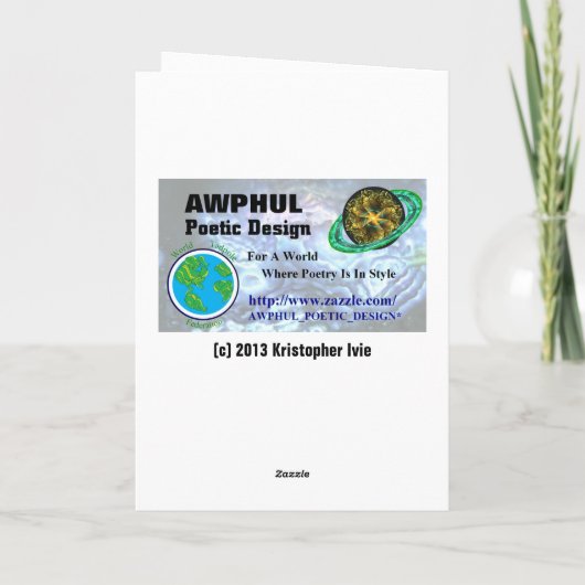 Leistungsüberprüfung am Muttertag Karte (Rückseite)