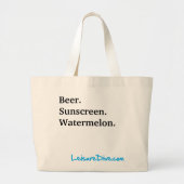 LeisureBag Jumbo Stoffbeutel (Vorne)