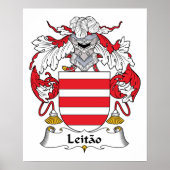 Leitao Familienwappen Poster (Vorne)