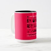 Leitartikel für neue Anzeigen Zweifarbige Tasse (Vorderseite Links)