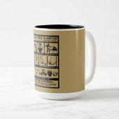 Leitartikel für neue Anzeigen Zweifarbige Tasse (VorderseiteRechts)