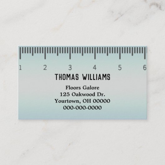 Leitbild für Unternehmen Visitenkarte (Vorderseite)