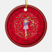 Leiten mit elf Pfeifern Keramik Ornament (Vorne)