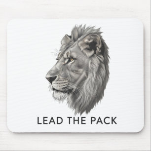 Leiten Sie das Rudel Löwen-Motivations-Profi-Büro Mousepad