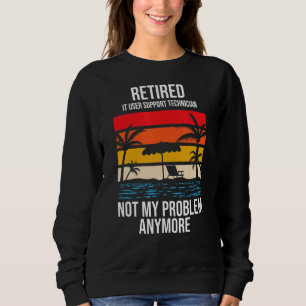 Leiten Sie den IT-Support-Techniker, der nicht mei Sweatshirt