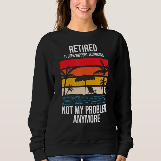 Leiten Sie den IT-Support-Techniker, der nicht mei Sweatshirt (Vorderseite)