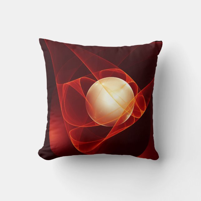 Leiten Sie mich in Versuchung Abstrakter Kunst des Kissen (Vorderseite)