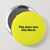 Leiten Sie unten jetzt, alberner Liberaler Button (Vorne & Hinten)