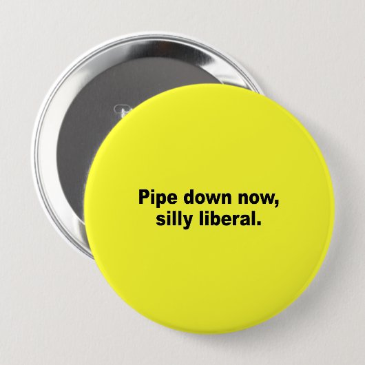 Leiten Sie unten jetzt, alberner Liberaler Button (Vorne & Hinten)