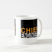 Leitender Ingenieur-Tasse Kaffeetasse (VorderseiteRechts)