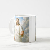 Leitender Jesus Kaffeetasse (Vorderseite Links)