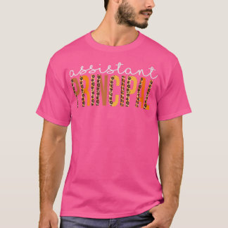 Leitender Leopard Herbst Herbstliebhaber als T-Shirt
