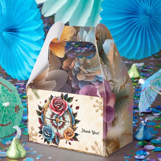 ‚Leitender Leuchtkompass‘ Geschenkschachtel (Party)