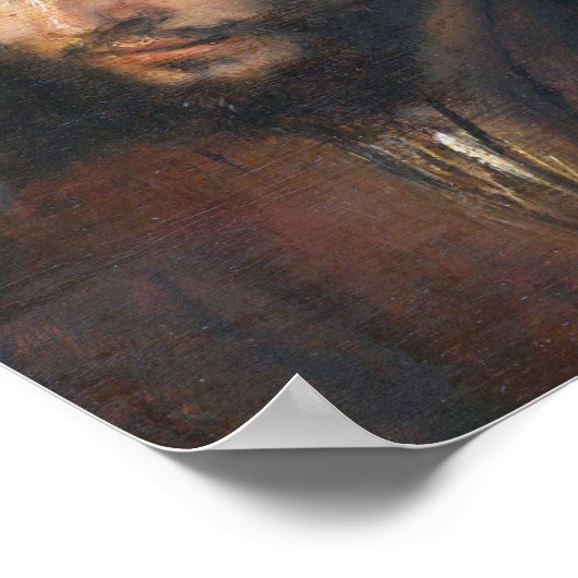 Leiter Christi - Rembrandt_Harmensz Poster (Ecke)