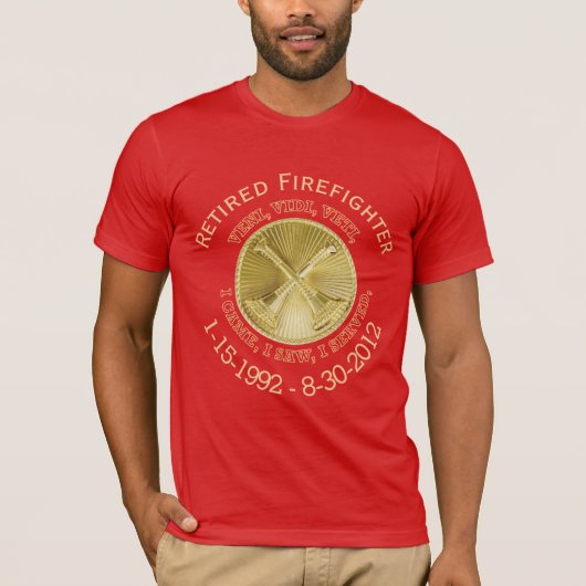 Leiter der Abteilung Feuerwehr des VVV-Großraumsch T-Shirt (Vorderseite)