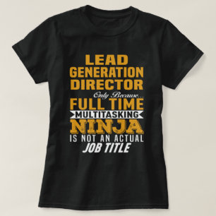 Leiter der Abteilung Lead Generation T-Shirt