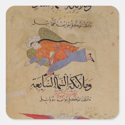 Leiter der Angels des Sechsten Himmels und Leiter Quadratischer Aufkleber (Vorderseite)