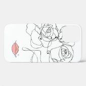 Leiter der Blume Kunst, Kunstgewerbe mit Blume, Case-Mate iPhone Hülle (Rückseite (Horizontal))