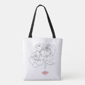 Leiter der Blume Kunst, Kunstgewerbe mit Blume, Tasche (Rückseite)