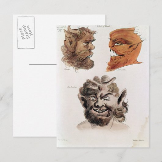 Leiter der bösen Dämonen Postkarte (Vorne/Hinten)