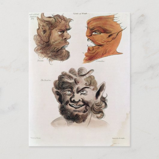Leiter der bösen Dämonen Postkarte (Vorderseite)