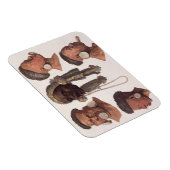 Leiter der Botocudos-Amerikanische Ureinwohner (Fa Magnet (Rechte Seite)