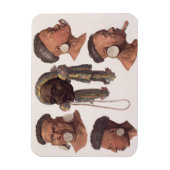 Leiter der Botocudos-Amerikanische Ureinwohner (Fa Magnet (Vertikal)