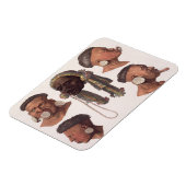 Leiter der Botocudos-Amerikanische Ureinwohner (Fa Magnet (Linke Seite)