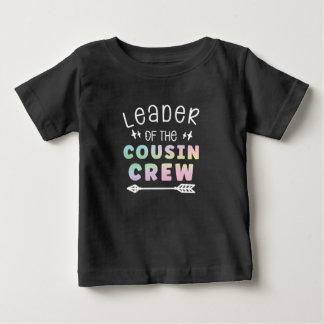 Leiter der Cousin Crew Kids Family Wiedersehen Mat Baby T-shirt