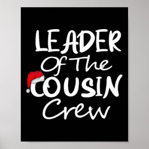 Leiter der Cousin Crew Weihnachtsfeiertag Weihnach Poster