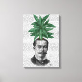 Leiter der Evergreen Head Pflanze Leinwanddruck (Vorderseite)