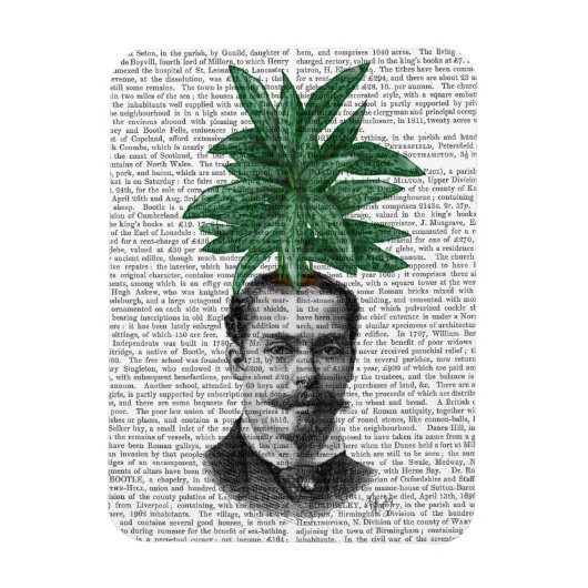 Leiter der Evergreen Head Pflanze Magnet (Vertikal)