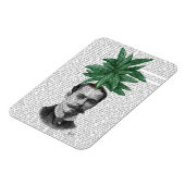 Leiter der Evergreen Head Pflanze Magnet (Linke Seite)