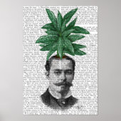 Leiter der Evergreen Head Pflanze Poster (Vorne)