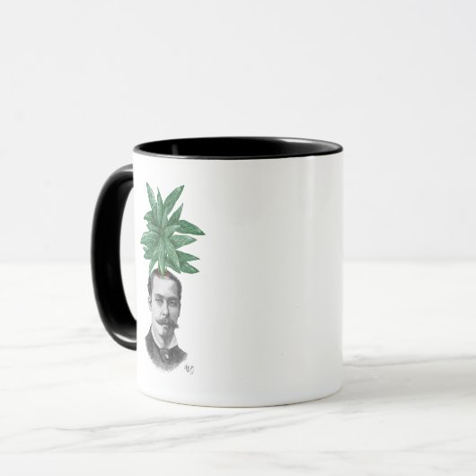 Leiter der Evergreen Head Pflanze Tasse (Vorderseite Links)