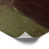 Leiter der jungen Bauernfrau von Vincent van Gogh Poster (Ecke)