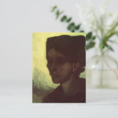Leiter der jungen Bauernfrau von Vincent van Gogh Postkarte (Stehend Vorderseite)