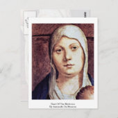 Leiter der Madonna von Antonello da Messina Postkarte (Vorne/Hinten)