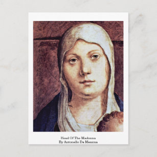 Leiter der Madonna von Antonello da Messina Postkarte