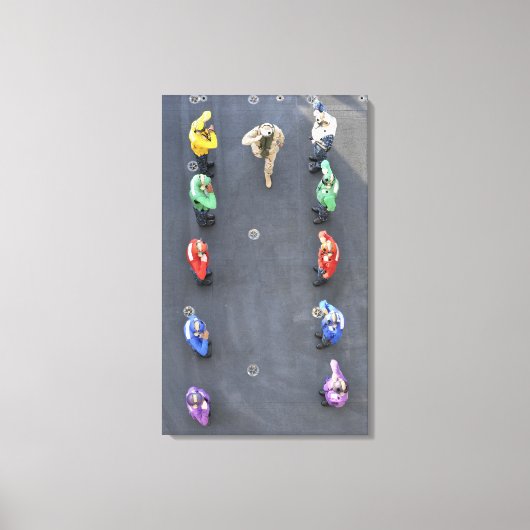 Leiter der Marineinsätze Leinwanddruck (Vorderseite)